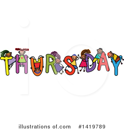 Royalty-Free (RF) Week Clipart Illustration by Prawny - Stock Sample #1419789