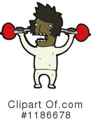 Weight Lifting Clipart #1186678 by lineartestpilot