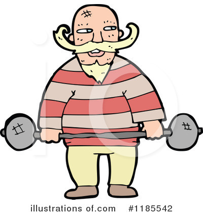 Royalty-Free (RF) Weight Training Clipart Illustration by lineartestpilot - Stock Sample #1185542