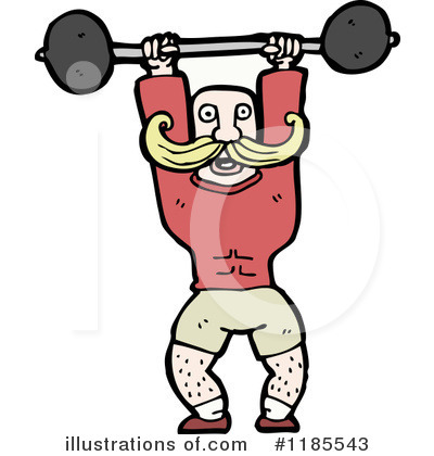 Royalty-Free (RF) Weight Training Clipart Illustration by lineartestpilot - Stock Sample #1185543