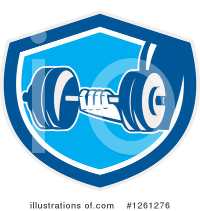Royalty-Free (RF) Weightlifting Clipart Illustration by patrimonio - Stock Sample #1261276
