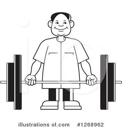 Royalty-Free (RF) Weightlifting Clipart Illustration by Lal Perera - Stock Sample #1268962
