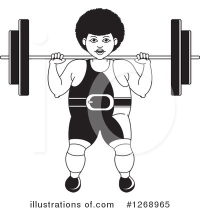 Royalty-Free (RF) Weightlifting Clipart Illustration by Lal Perera - Stock Sample #1268965
