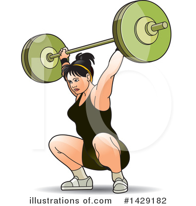 Weightlifting Clipart #1429182 by Lal Perera