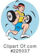 Weightlifting Clipart #225037 by patrimonio
