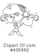Weightlifting Clipart #435962 by toonaday