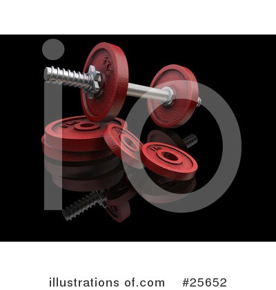 Royalty-Free (RF) Weights Clipart Illustration by KJ Pargeter - Stock Sample #25652