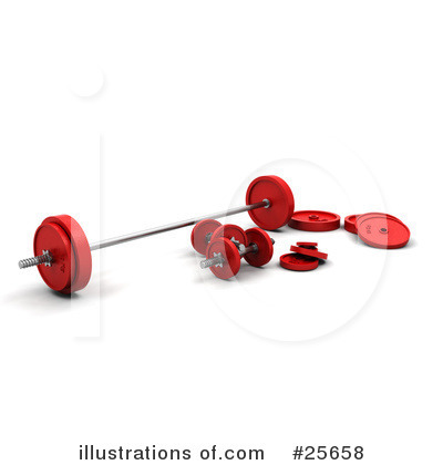 Royalty-Free (RF) Weights Clipart Illustration by KJ Pargeter - Stock Sample #25658
