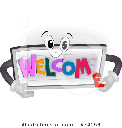 Royalty-Free (RF) Welcome Clipart Illustration by BNP Design Studio - Stock Sample #74156