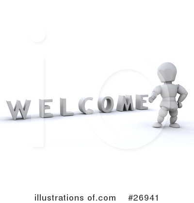 Royalty-Free (RF) Welcoming Clipart Illustration by KJ Pargeter - Stock Sample #26941