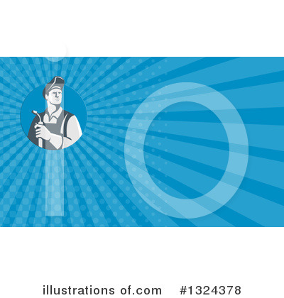 Royalty-Free (RF) Welder Clipart Illustration by patrimonio - Stock Sample #1324378