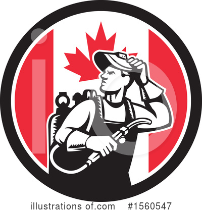 Canadian Flag Clipart #1560547 by patrimonio