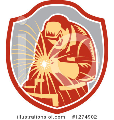 Royalty-Free (RF) Welding Clipart Illustration by patrimonio - Stock Sample #1274902
