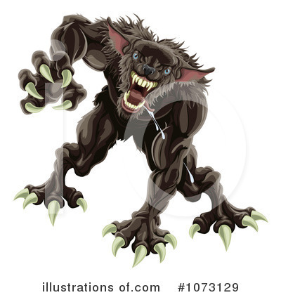 Royalty-Free (RF) Werewolf Clipart Illustration by AtStockIllustration - Stock Sample #1073129