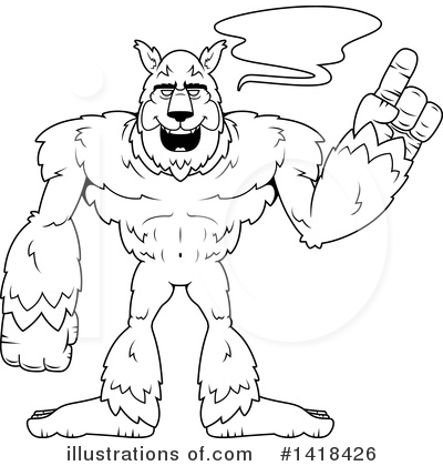 Werewolf Clipart #1418426 by Cory Thoman