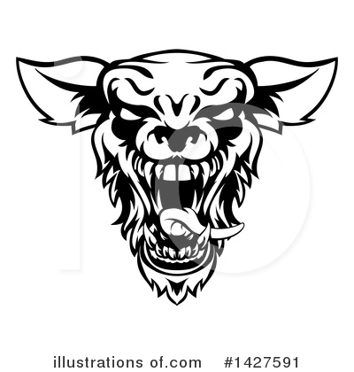 Royalty-Free (RF) Werewolf Clipart Illustration by AtStockIllustration - Stock Sample #1427591