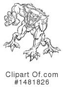 Werewolf Clipart #1481826 by AtStockIllustration