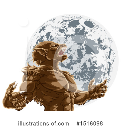 Royalty-Free (RF) Werewolf Clipart Illustration by AtStockIllustration - Stock Sample #1516098