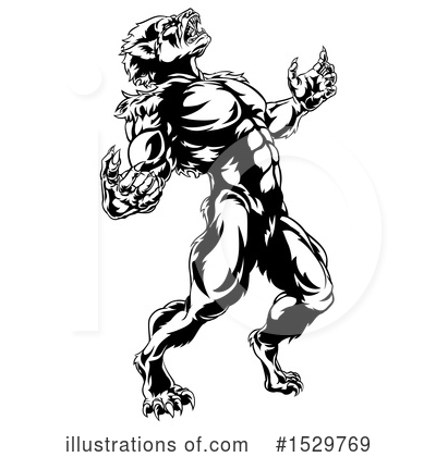 Royalty-Free (RF) Werewolf Clipart Illustration by AtStockIllustration - Stock Sample #1529769