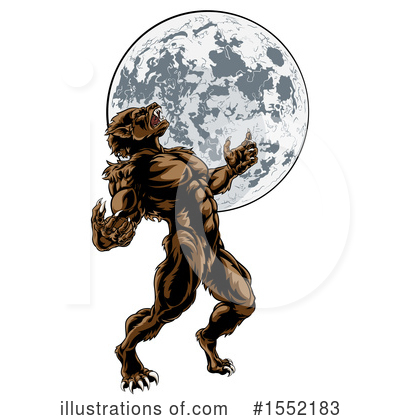 Royalty-Free (RF) Werewolf Clipart Illustration by AtStockIllustration - Stock Sample #1552183