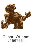 Werewolf Clipart #1567561 by AtStockIllustration
