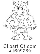 Werewolf Clipart #1609269 by visekart