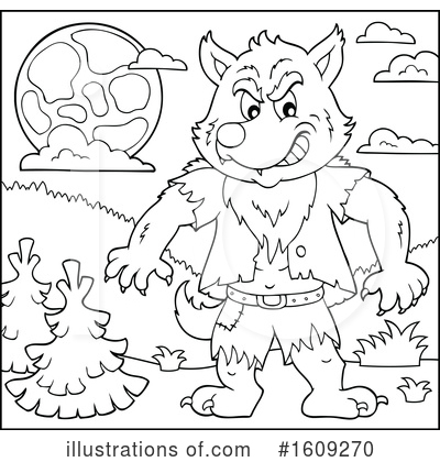 Werewolf Clipart #1609270 by visekart