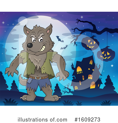 Werewolf Clipart #1609273 by visekart
