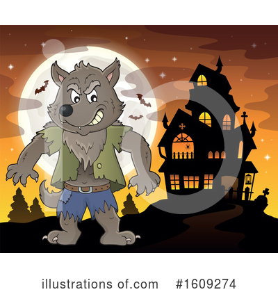 Werewolf Clipart #1609274 by visekart