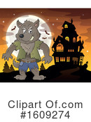 Werewolf Clipart #1609274 by visekart