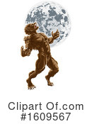 Werewolf Clipart #1609567 by AtStockIllustration