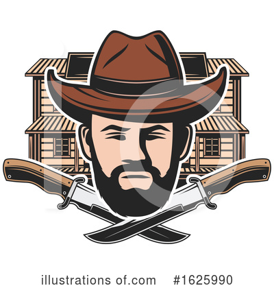 Cowboy Clipart #1625990 by Vector Tradition SM