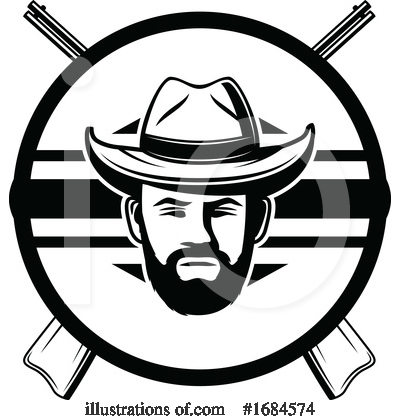 Cowboy Clipart #1684574 by Vector Tradition SM