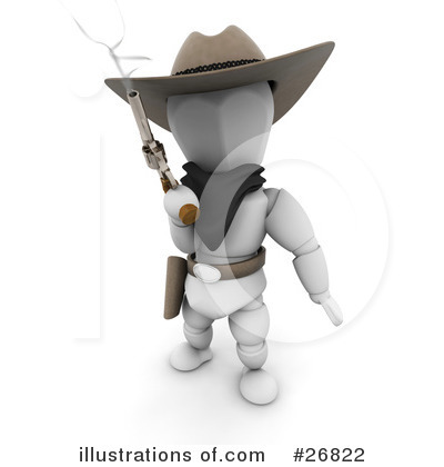 Cowboy Clipart #26822 by KJ Pargeter