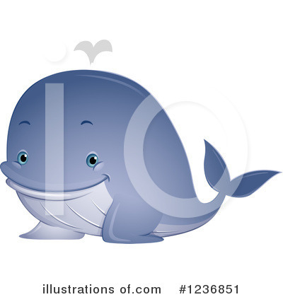Whales Clipart #1236851 by BNP Design Studio