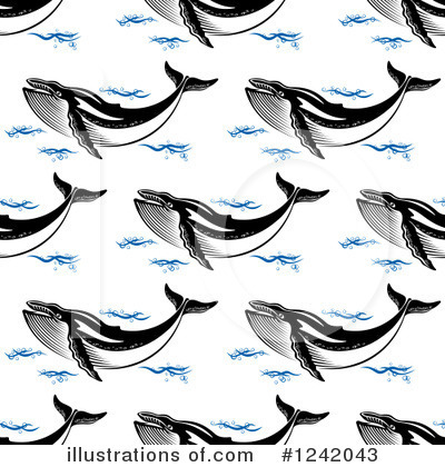 Royalty-Free (RF) Whale Clipart Illustration by Vector Tradition SM - Stock Sample #1242043