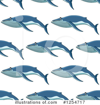 Royalty-Free (RF) Whale Clipart Illustration by Vector Tradition SM - Stock Sample #1254717