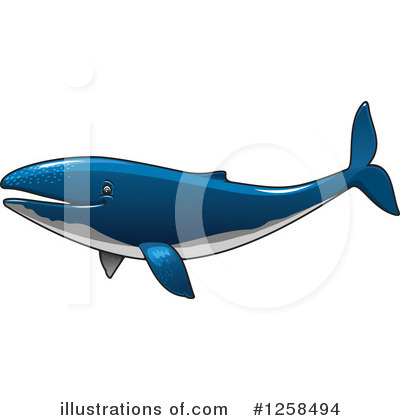 Royalty-Free (RF) Whale Clipart Illustration by Vector Tradition SM - Stock Sample #1258494