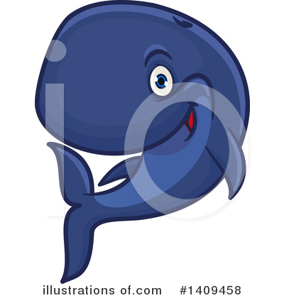 Whale Clipart #1409458 by Vector Tradition SM