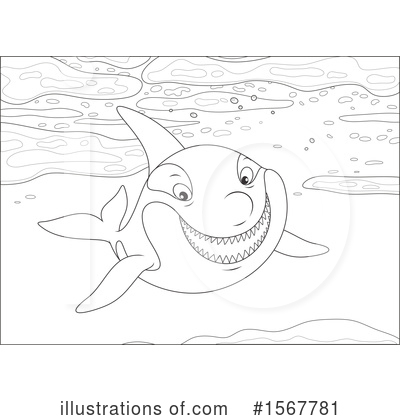 Royalty-Free (RF) Whale Clipart Illustration by Alex Bannykh - Stock Sample #1567781