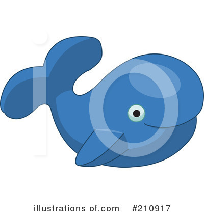 Royalty-Free (RF) Whale Clipart Illustration by Pushkin - Stock Sample #210917