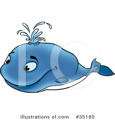 Royalty-Free (RF) Whale Clipart Illustration by dero - Stock Sample #35180