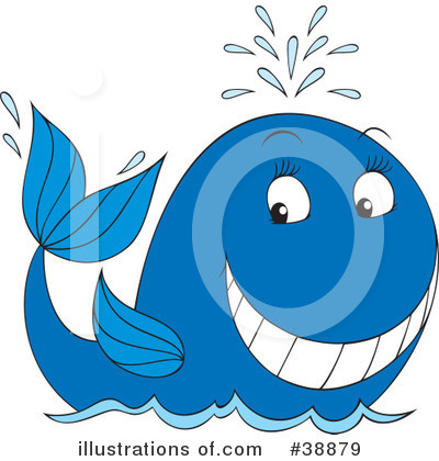 Royalty-Free (RF) Whale Clipart Illustration by Alex Bannykh - Stock Sample #38879