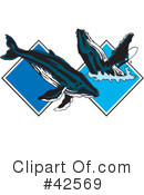 Whale Clipart #42569 by Dennis Holmes Designs