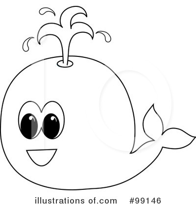 Royalty-Free (RF) Whale Clipart Illustration by Pams Clipart - Stock Sample #99146