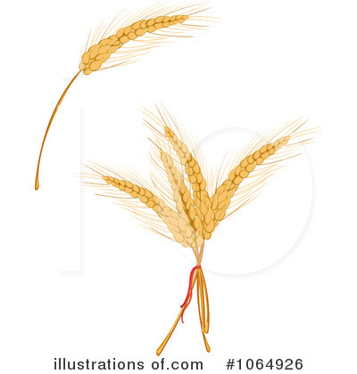 Royalty-Free (RF) Wheat Clipart Illustration by Vector Tradition SM - Stock Sample #1064926