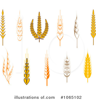 Royalty-Free (RF) Wheat Clipart Illustration by Vector Tradition SM - Stock Sample #1065102