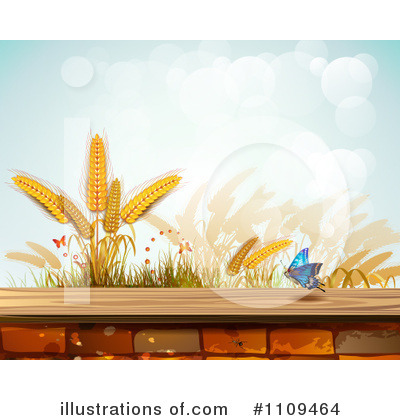 Royalty-Free (RF) Wheat Clipart Illustration by merlinul - Stock Sample #1109464