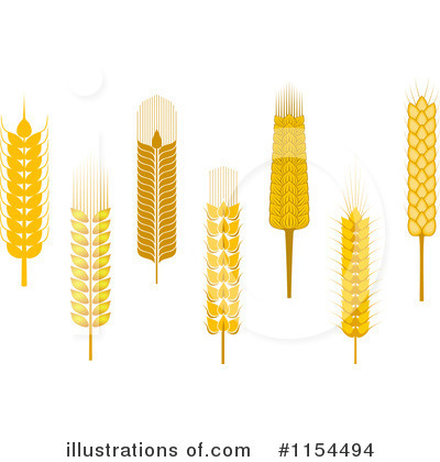 Royalty-Free (RF) Wheat Clipart Illustration by Vector Tradition SM - Stock Sample #1154494