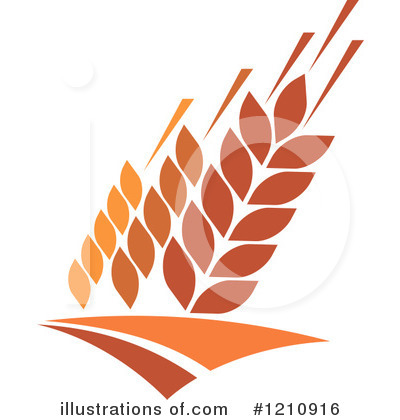 Royalty-Free (RF) Wheat Clipart Illustration by Vector Tradition SM - Stock Sample #1210916